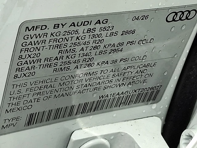 Nuevos AUDI Q5 SPORTBACK à Estados chez autogozo