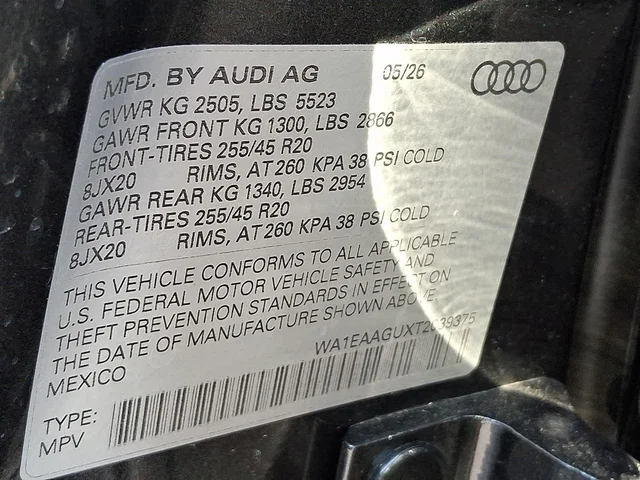 Nuevos AUDI Q5 SPORTBACK à Estados chez autogozo