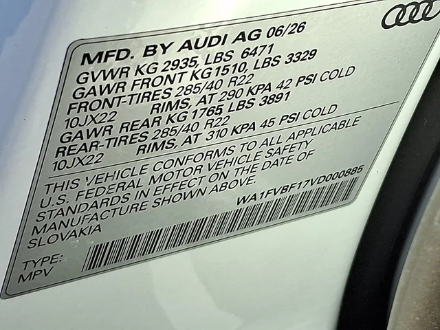 Nuevos AUDI Q8 à Estados chez autogozo
