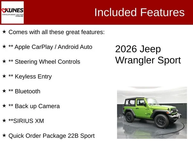 Nuevos JEEP WRANGLER à Estados chez autogozo