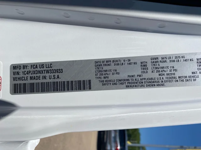 Nuevos JEEP WRANGLER à Estados chez autogozo
