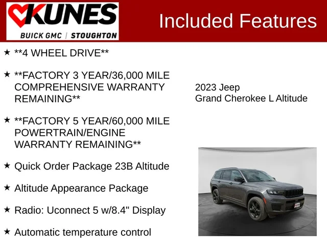 SEMINUEVOS JEEP Grand Cherokee L a Estados en autogozo