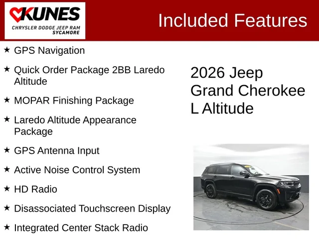 Nuevos JEEP GRAND CHEROKEE L à Estados chez autogozo