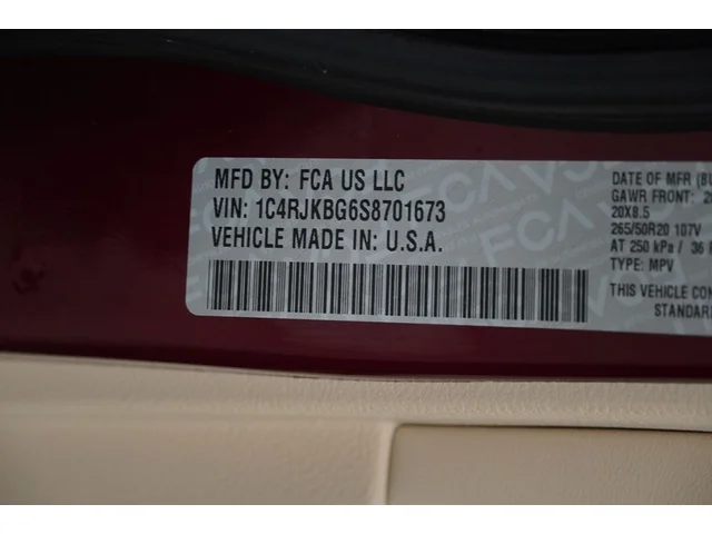 SEMINUEVOS JEEP Grand Cherokee L a Estados en autogozo