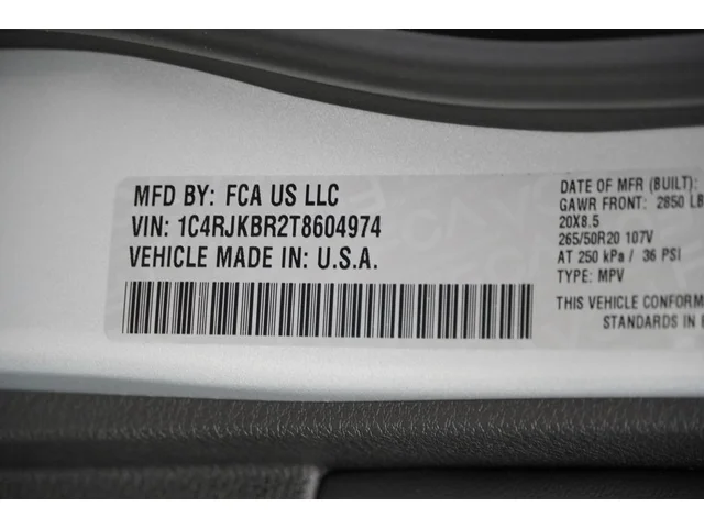 Nuevos JEEP GRAND CHEROKEE L à Estados chez autogozo