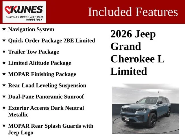 Nuevos JEEP GRAND CHEROKEE L à Estados chez autogozo