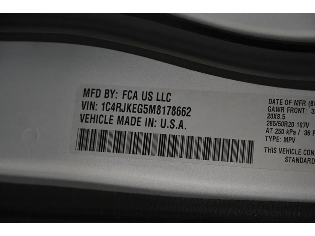 SEMINUEVOS JEEP Grand Cherokee L a Estados en autogozo