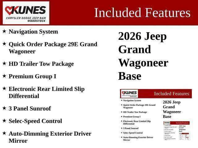 Nuevos JEEP GRAND WAGONEER à Estados chez autogozo