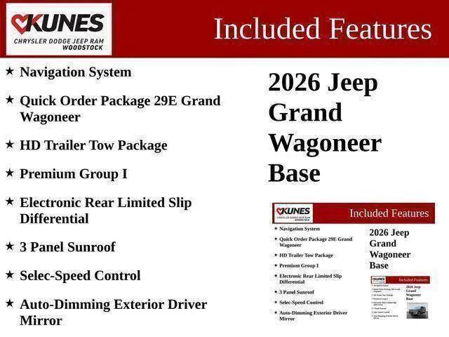 Nuevos JEEP GRAND WAGONEER à Estados chez autogozo