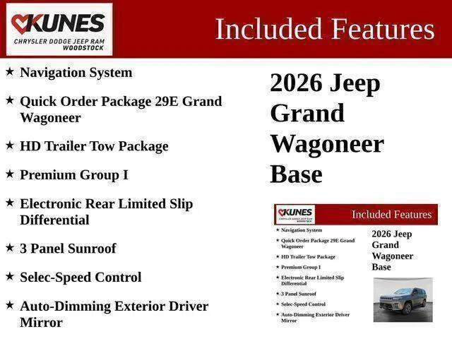 Nuevos JEEP GRAND WAGONEER à Estados chez autogozo