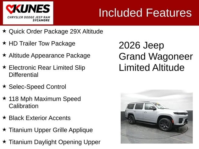 Nuevos JEEP GRAND WAGONEER à Estados chez autogozo
