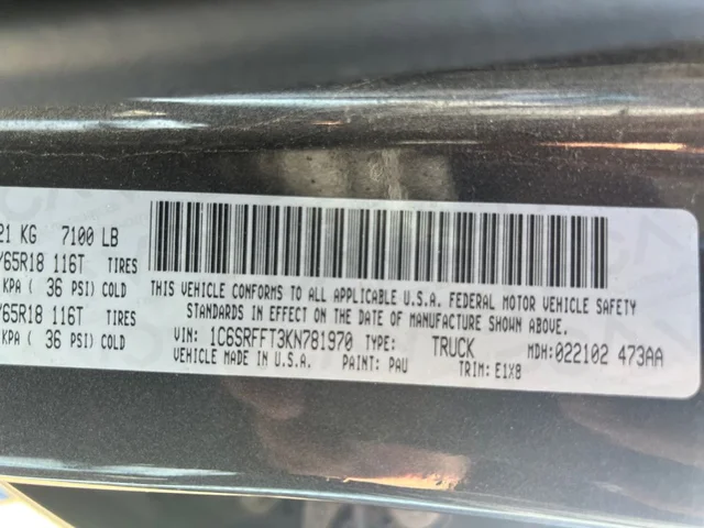 SEMINUEVOS RAM 1500 a Estados en autogozo