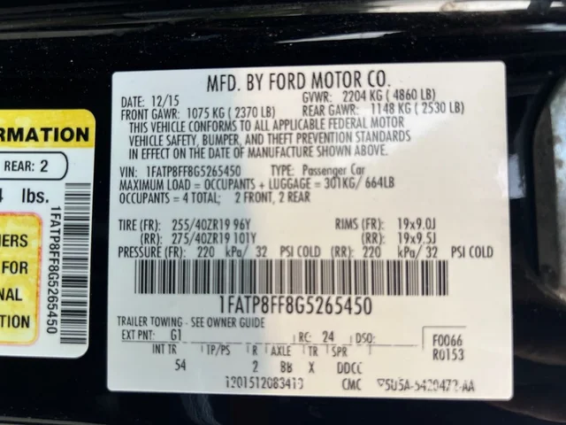 SEMINUEVOS FORD Mustang a Estados en autogozo