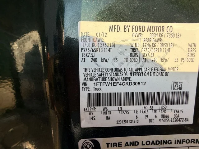 SEMINUEVOS FORD F-150 a Estados en autogozo