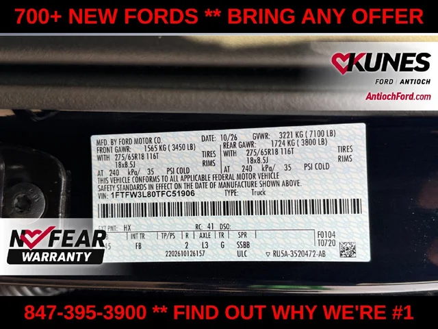 Nuevos FORD F-150 à Estados chez autogozo