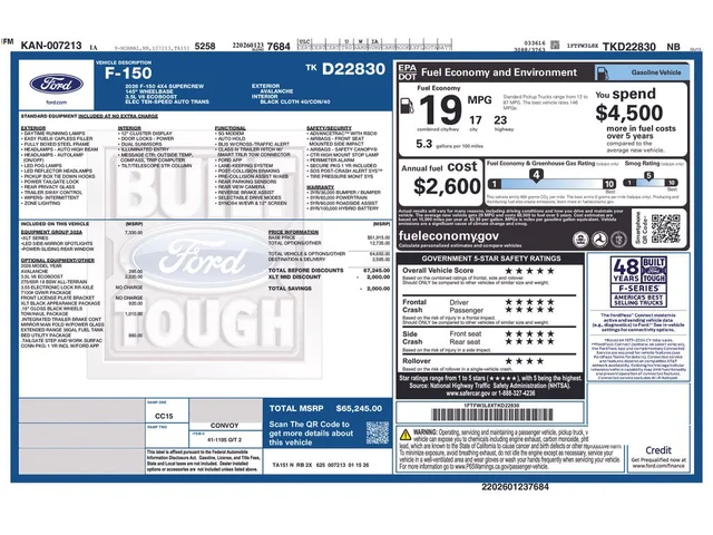 Nuevos FORD F-150 à Estados chez autogozo