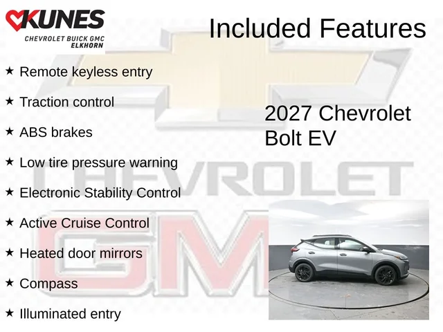 Nuevos CHEVROLET BOLT EV à Estados chez autogozo