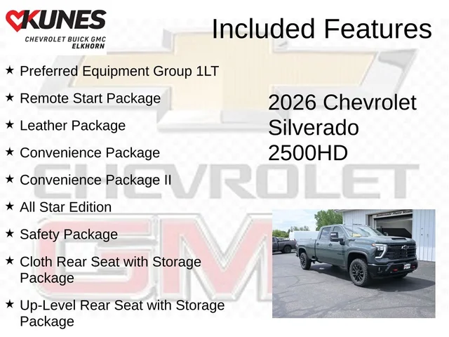 Nuevos CHEVROLET SILVERADO 2500HD à Estados chez autogozo