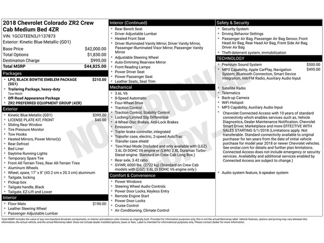 SEMINUEVOS CHEVROLET Colorado a Estados en autogozo