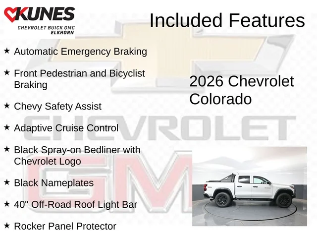 Nuevos CHEVROLET COLORADO à Estados chez autogozo