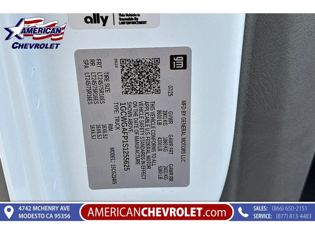 Nuevos CHEVROLET EXPRESS 2500 à Estados chez autogozo