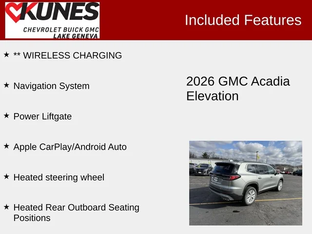 Nuevos GMC ACADIA à Estados chez autogozo