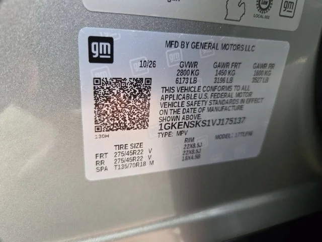 Nuevos GMC ACADIA à Estados chez autogozo