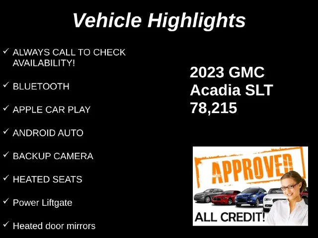 SEMINUEVOS GMC Acadia a Estados en autogozo