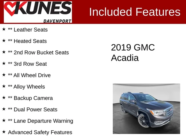 SEMINUEVOS GMC Acadia a Estados en autogozo