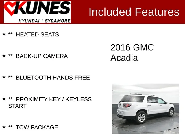 SEMINUEVOS GMC Acadia a Estados en autogozo