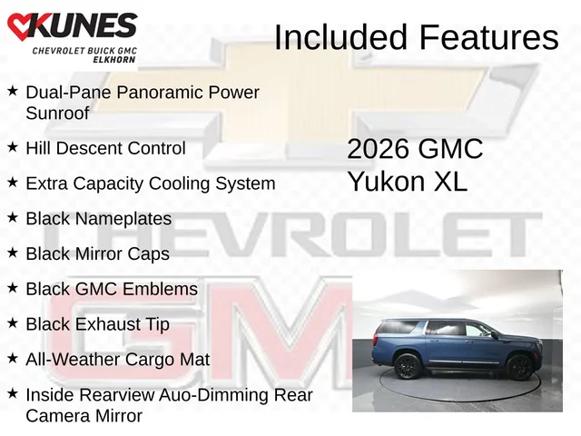 Nuevos GMC YUKON XL à Estados chez autogozo