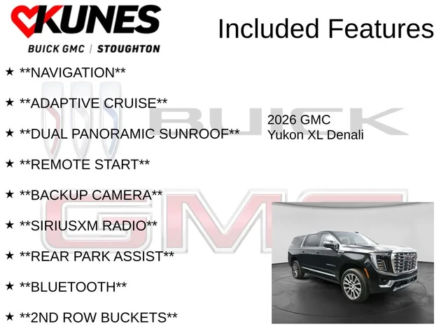 Nuevos GMC YUKON XL à Estados chez autogozo