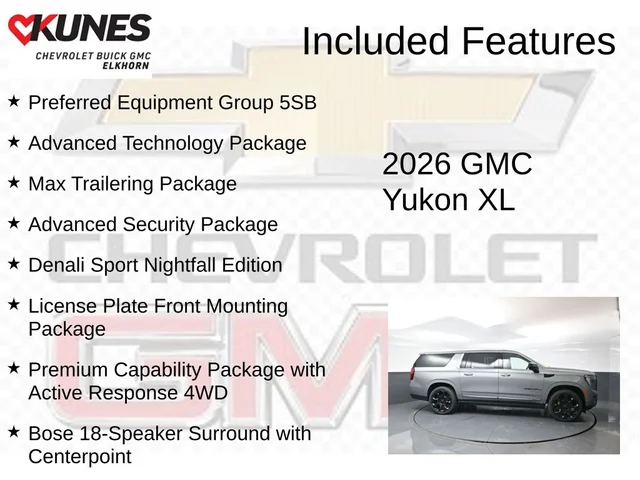 Nuevos GMC YUKON XL à Estados chez autogozo