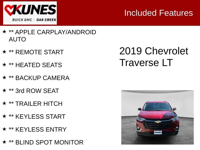 SEMINUEVOS CHEVROLET Traverse a Estados en autogozo