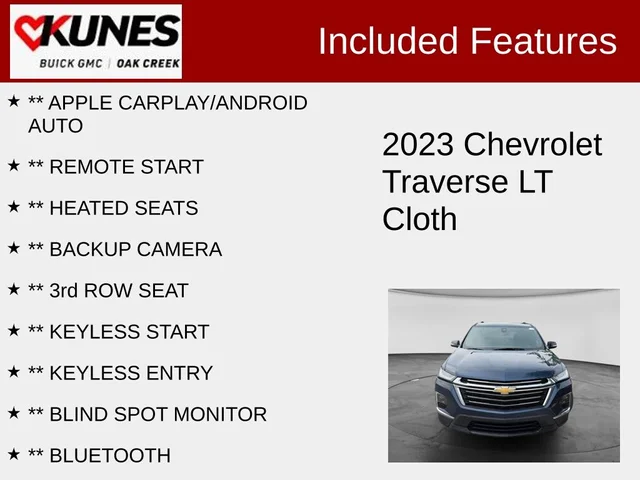 SEMINUEVOS CHEVROLET Traverse a Estados en autogozo