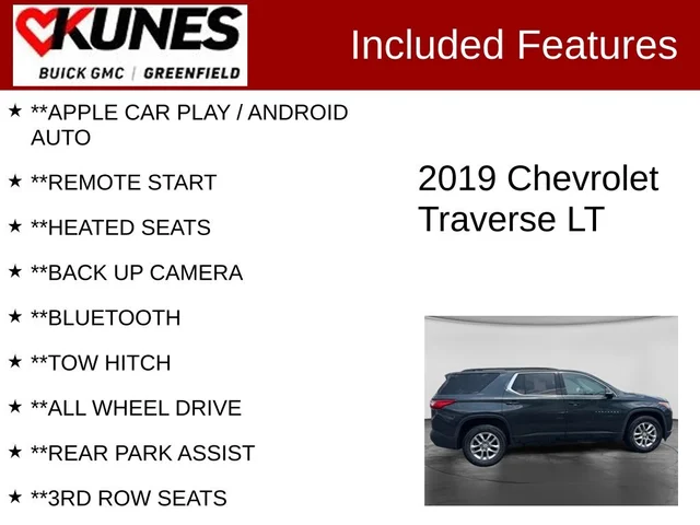 SEMINUEVOS CHEVROLET Traverse a Estados en autogozo