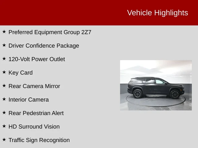 Nuevos CHEVROLET TRAVERSE à Estados chez autogozo