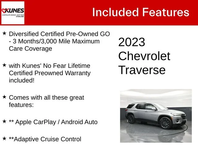 SEMINUEVOS CHEVROLET Traverse a Estados en autogozo