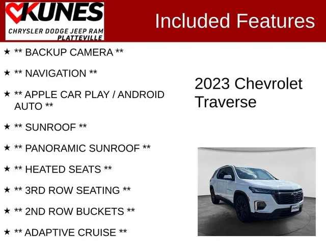 SEMINUEVOS CHEVROLET Traverse a Estados en autogozo