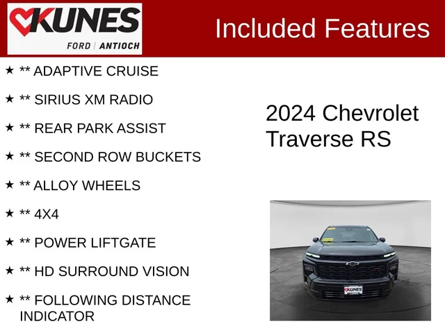 SEMINUEVOS CHEVROLET Traverse a Estados en autogozo
