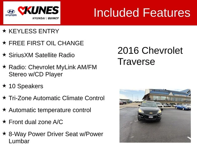 SEMINUEVOS CHEVROLET Traverse a Estados en autogozo