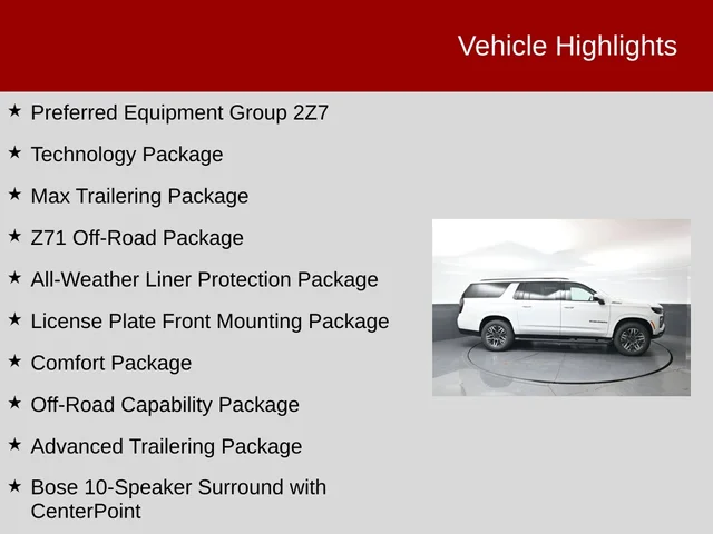 Nuevos CHEVROLET SUBURBAN à Estados chez autogozo