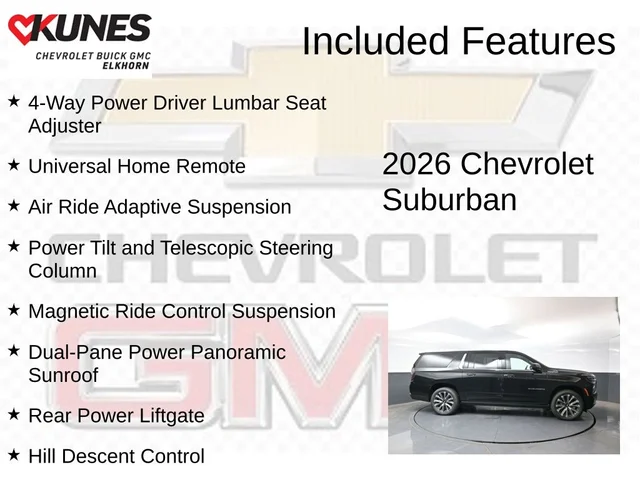 Nuevos CHEVROLET SUBURBAN à Estados chez autogozo