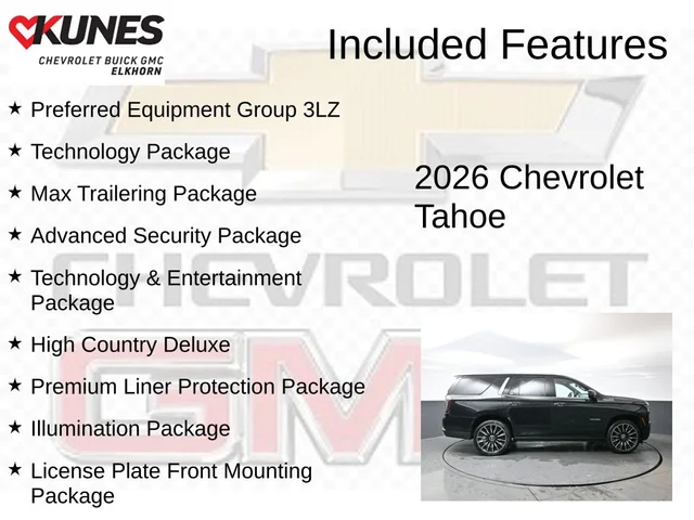 Nuevos CHEVROLET TAHOE à Estados chez autogozo