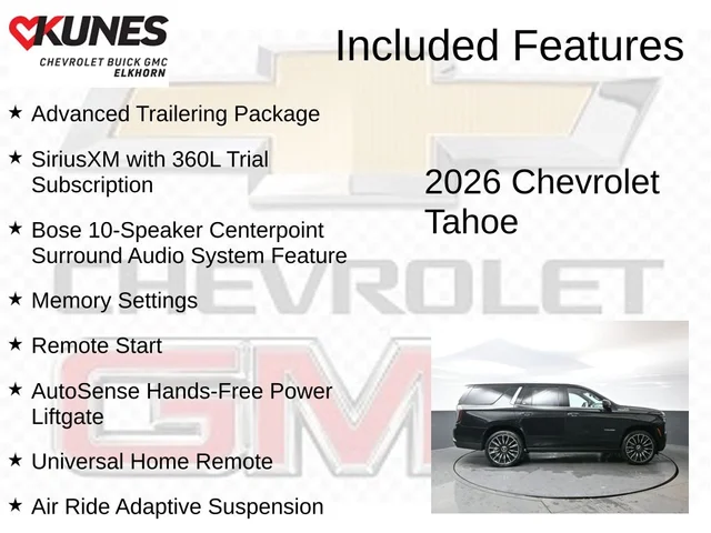 Nuevos CHEVROLET TAHOE à Estados chez autogozo