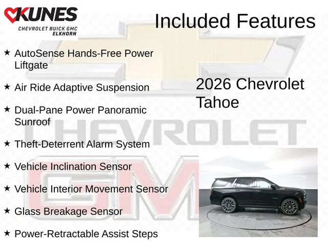 Nuevos CHEVROLET TAHOE à Estados chez autogozo