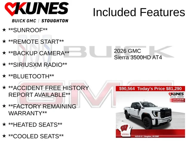Nuevos GMC SIERRA 3500HD à Estados chez autogozo