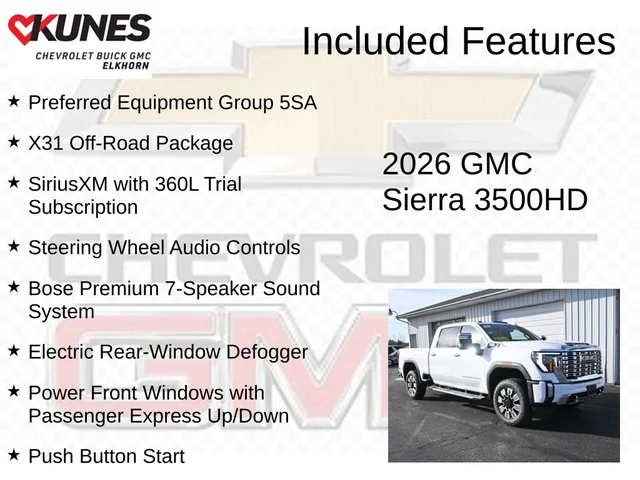Nuevos GMC SIERRA 3500HD à Estados chez autogozo
