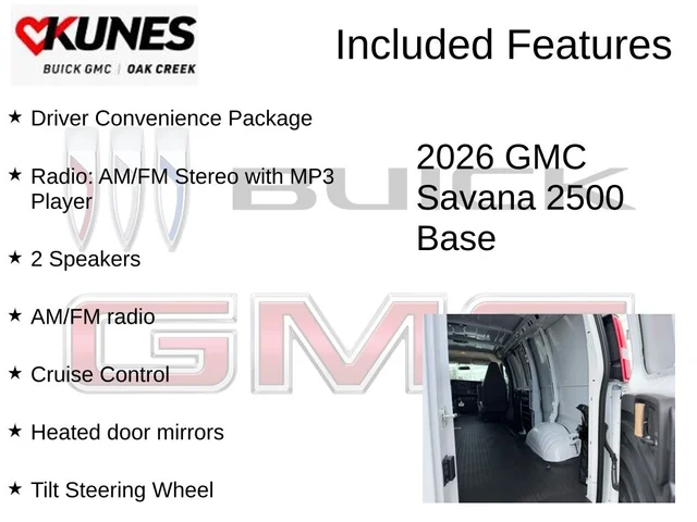Nuevos GMC SAVANA 2500 à Estados chez autogozo