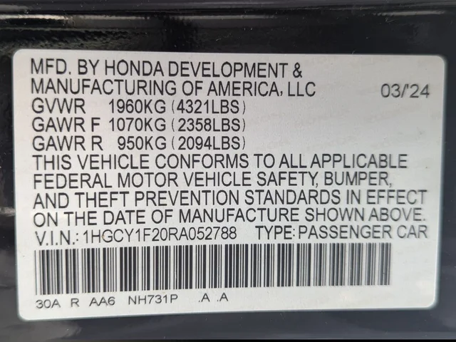 SEMINUEVOS HONDA Accord a Estados en autogozo